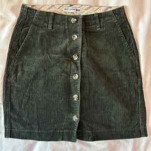 Ines de la Fressange x Uniqlo corduroy mini skirt